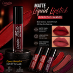 Luzainé Matte Liquid Lipstick (Gorgeous | Shades) Set of 2 Pcs