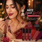 Luzainé Matte Liquid Lipstick (Gorgeous | Shades) Set of 2 Pcs