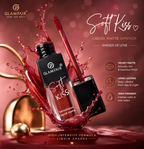 GLAMFAIR Soft Kiss Liquid Matte Lipstick Set – High Intensity Long Lasting Non-Transfer Lip Color Collection Set of 2