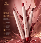 MARS Velvet Matte Lip Crayon Set | Long-Lasting Smooth Matte Finish | Highly Pigmented Lip Color Collection