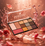 PERSONI Beauty 12 Colors Eyeshadow Palette | Matte & Shimmer Finish | Highly Pigmented Long-Lasting Makeup Palette