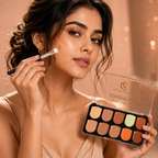Color Strokes Concealer Palette – Full Coverage Cream Concealer Kit | 10 Multi-Use Shades for Flawless Makeup