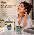 SoRoo Buds 30 Bluetooth 5.4 Wireless Earbuds with ANC & ANR, Hi-Res Audio, Type-C Fast Charging, 42H Playtime & 1 Year Warranty