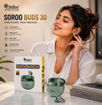 SoRoo Buds 30 Bluetooth 5.4 Wireless Earbuds with ANC & ANR, Hi-Res Audio, Type-C Fast Charging, 42H Playtime & 1 Year Warranty