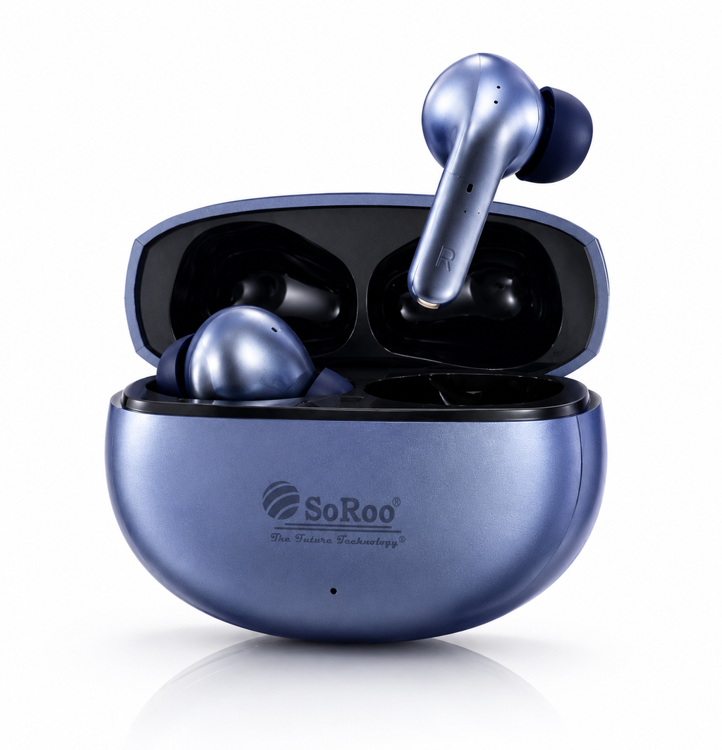 SoRoo Buds 31 Truly Wireless Earbuds with Bluetooth 5.4, Hi-Res Audio & 1 Year Warranty