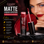 Luzainé Matte Liquid Lipstick (Gorgeous | Shades) Set of 2 Pcs